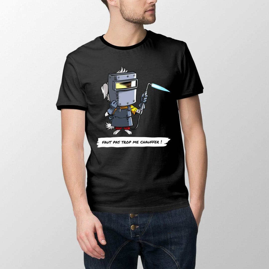 T-shirt Soudichon - "Faut pas me chauffer"