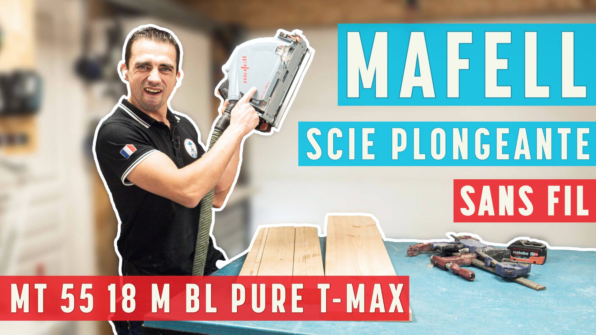 MAFELL Scie plongeante Ø162mm 18V solo T-MAX MT5518Mbl - 918802