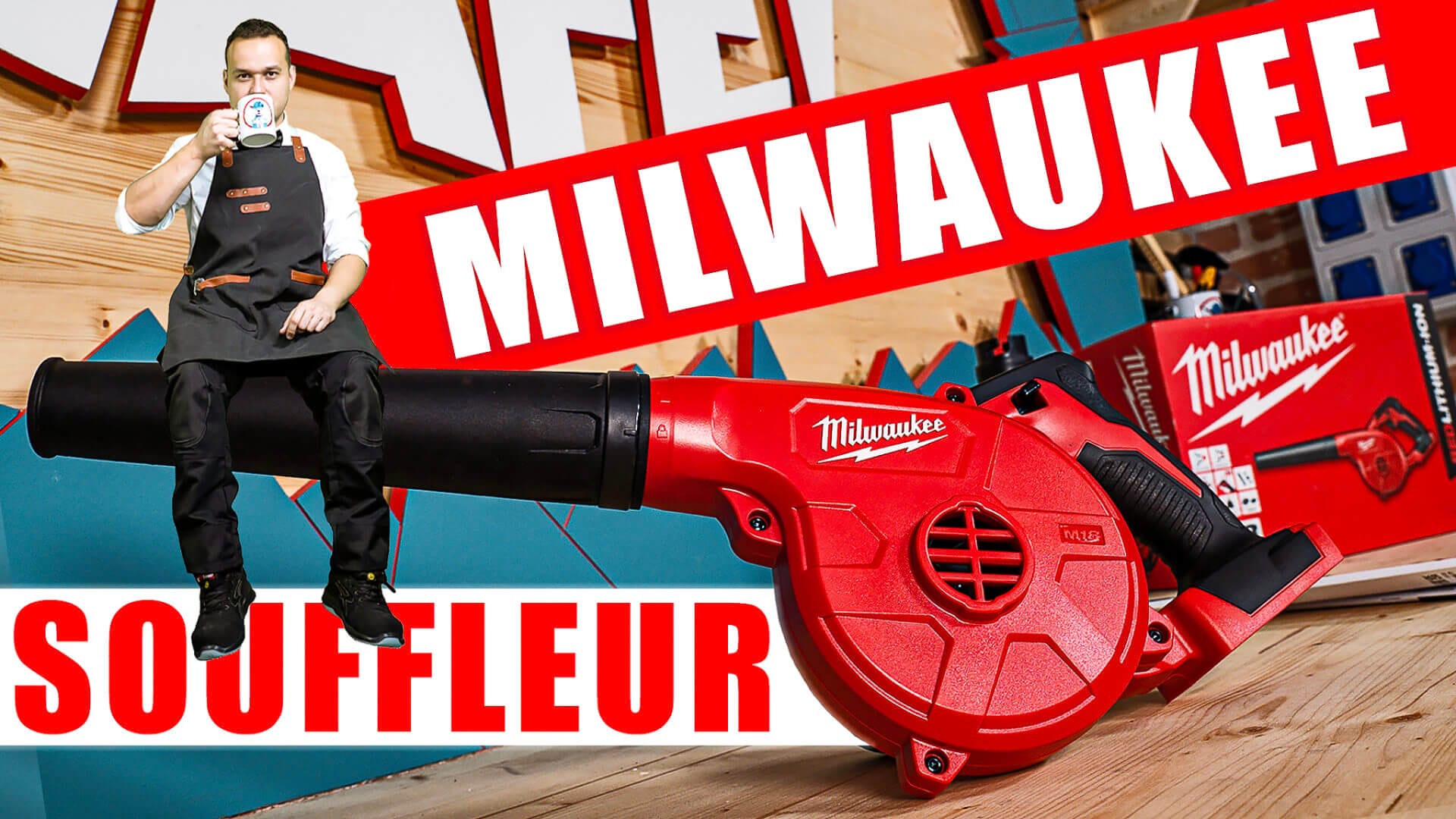 Milwaukee M18 BBL Souffleur sans fil Solo - sans Accessoires, ni Batteries,  ni Chargeur