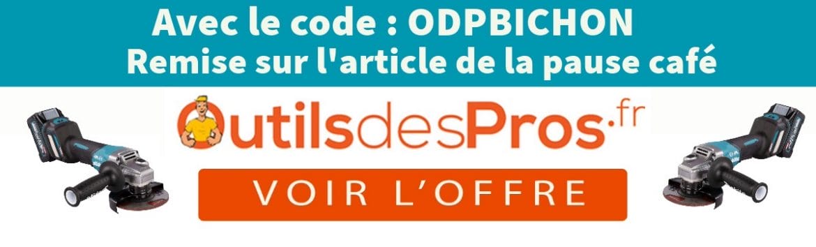 Code promo OUTILSDESPROS